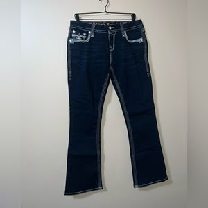 Rock Revival Amanda Easy Boot Size 30 Dark Blue Washed